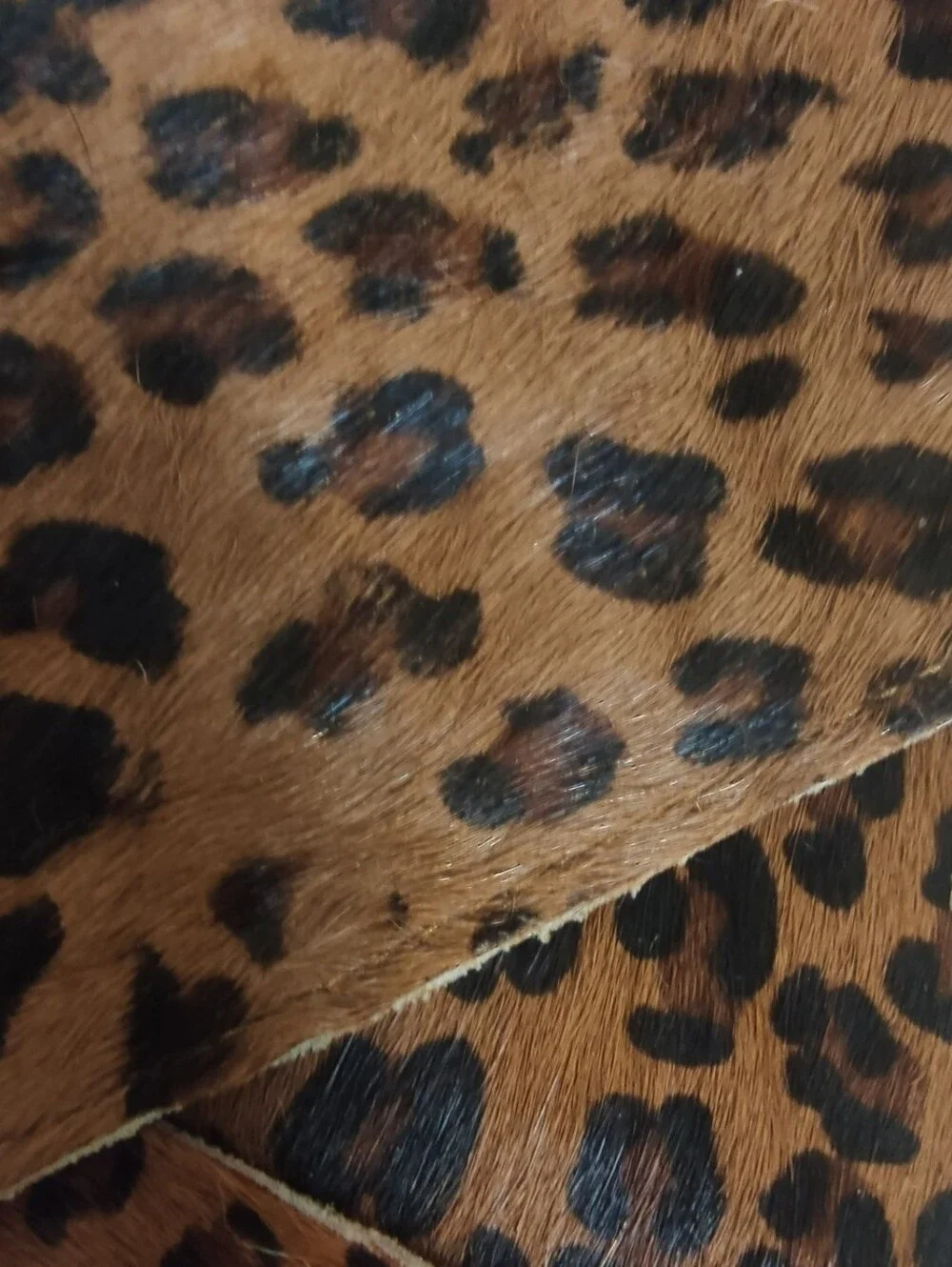 Leopard Print Chain Strap Envelope Clutch - Brown